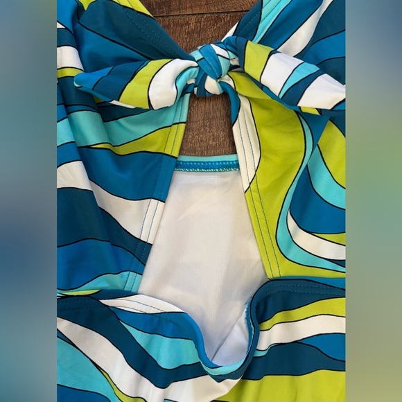 Michael kors women’s one 1 piece bathing swim suit Sz 8 - Picture 3 of 8